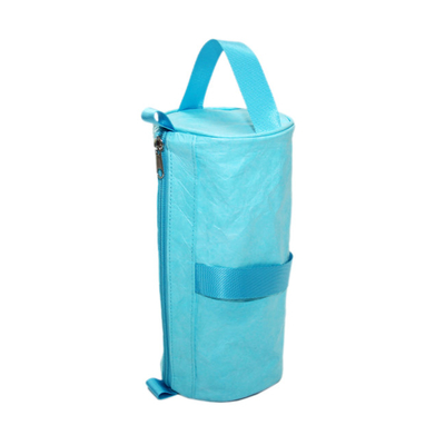 Washable Tyvek Paper Wine Bottle Cooler Bag Insulated With Aluminum Foil